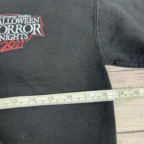 Universal Studios Unisex Sweatshirt Size XS Black Halloween Horror Nights 2021 - Picture 9 of 10